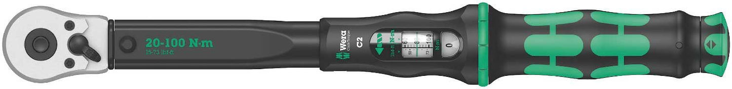 Drehmomentschlüssel mit Umschaltknarre Click-Torque C 2, 20 - 100 Nm Single
