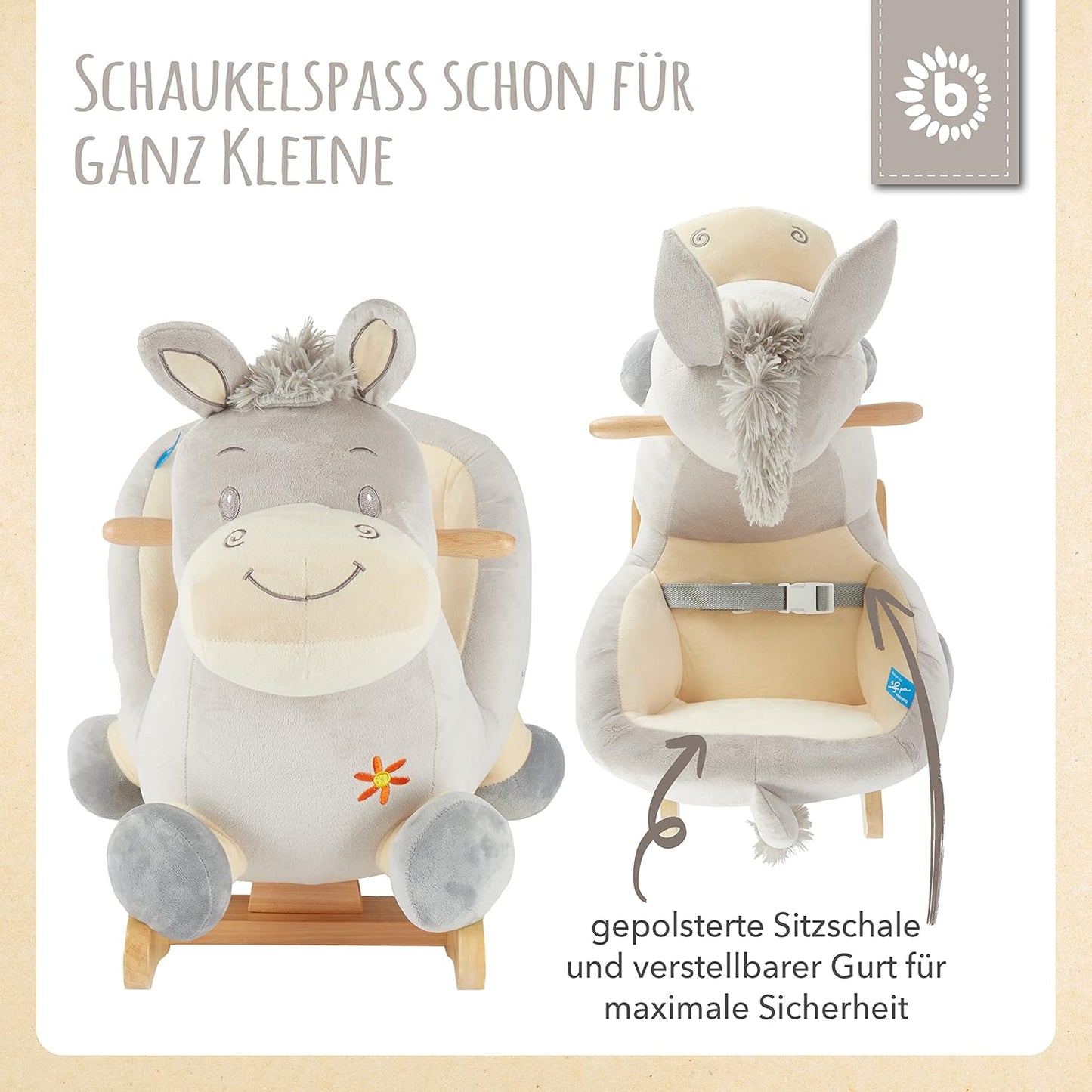 Schaukeltier Esel Fips, Esel Fips