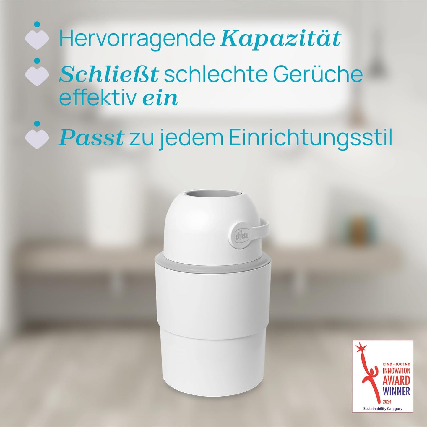 Odour Off, Weiß L - Bis zu 35 Windeln