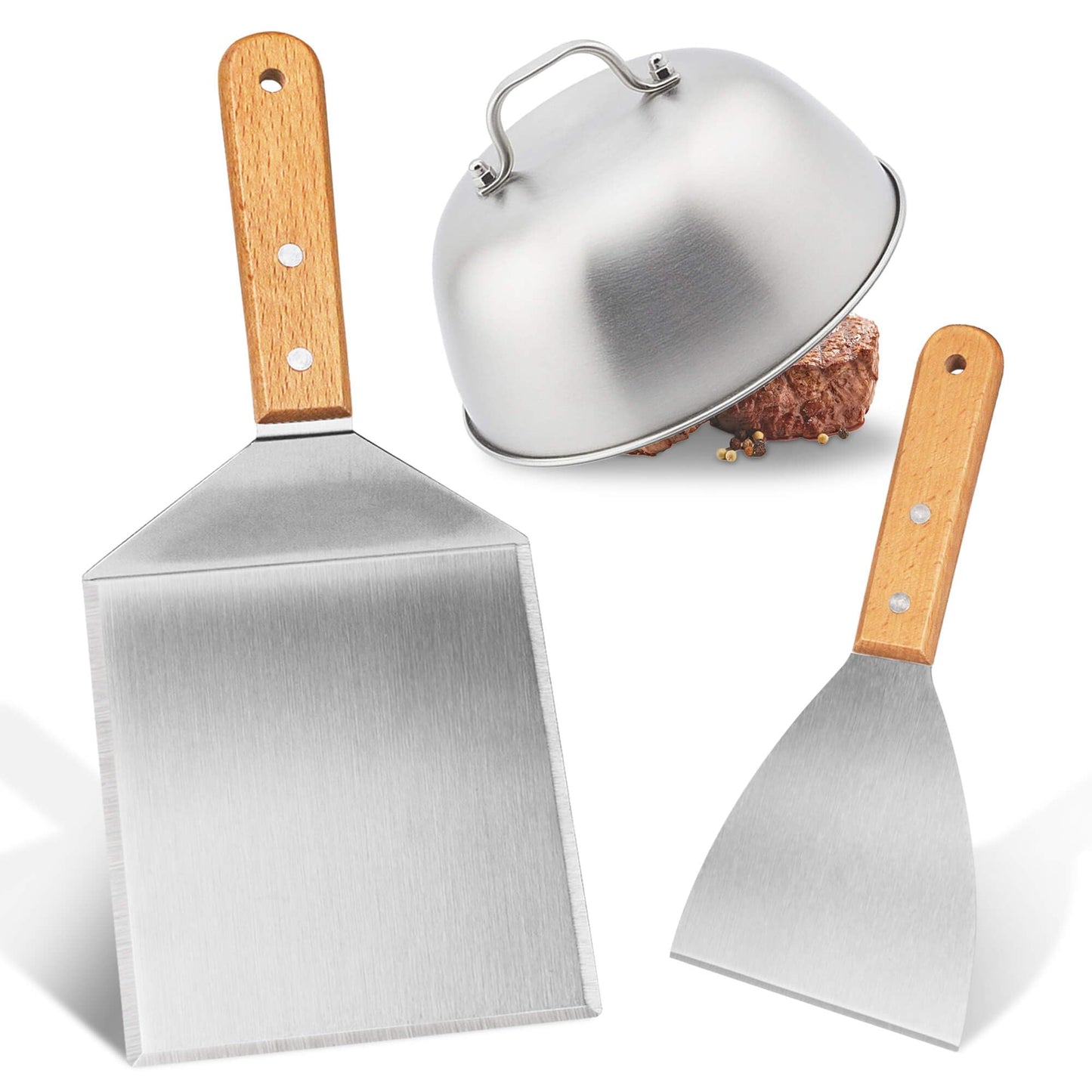 Burger Grillspachtel-Set, 3er Set