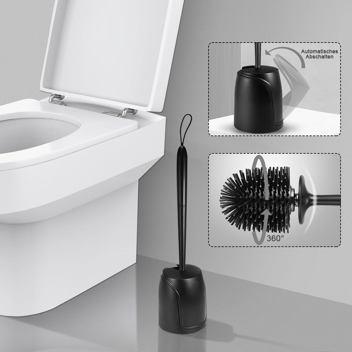 WC-Bürste, Schwarz