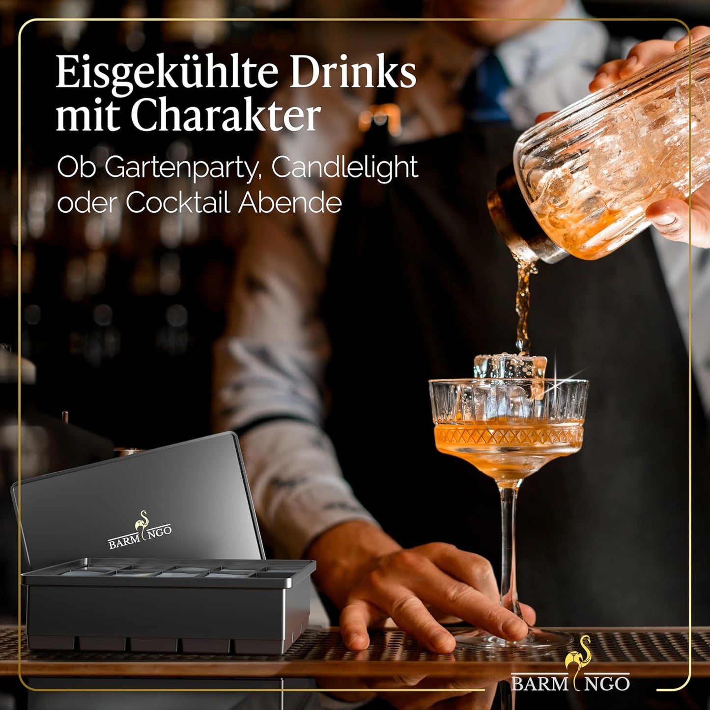 3er-Set XXL-Eiswürfelform, 15 XXL Würfel Schwarz 3