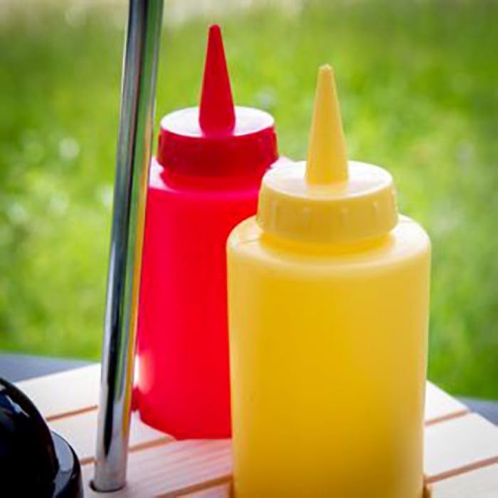 Picknicktisch mit Streuer & Saucenspender