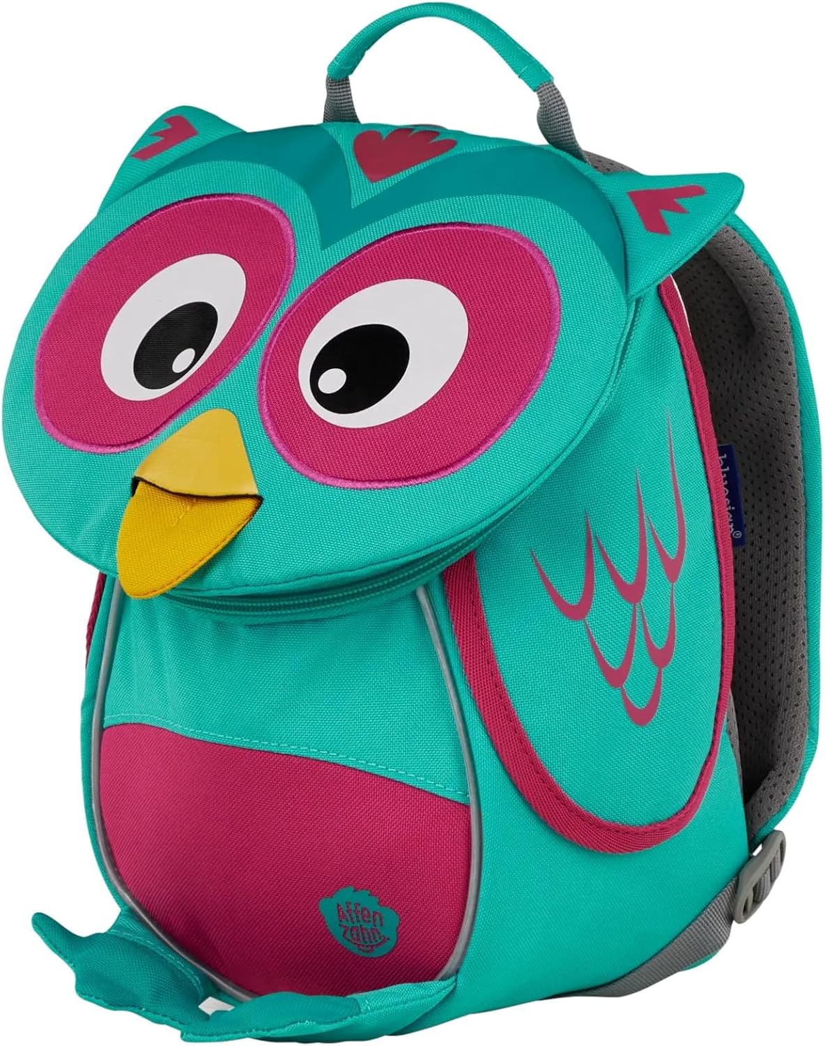 Kindergartenrucksack Kleiner Freund, Einheitsgrösse Eule - Türkis