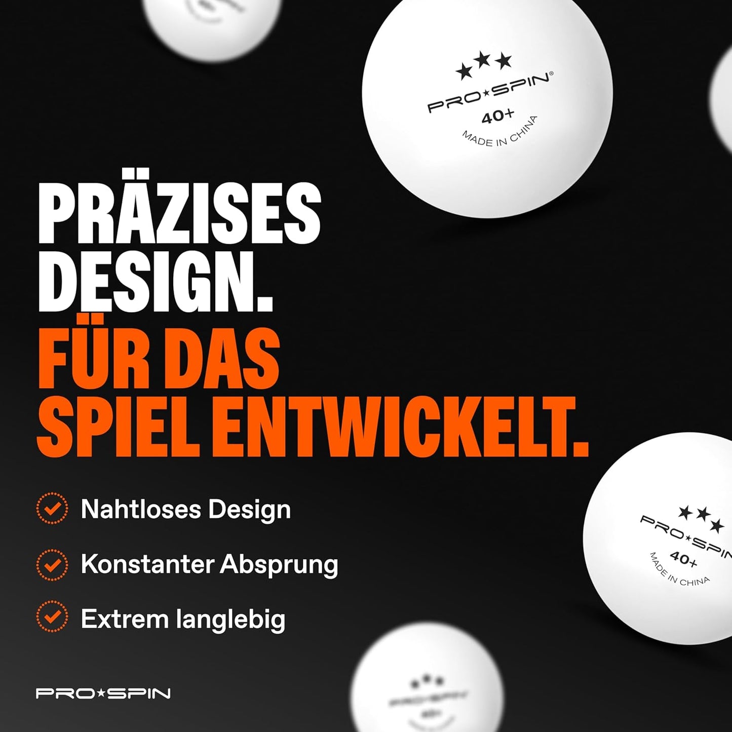 Tischtennis Schläger-Set mit 3-Sterne-Bällen, Set für 2 Spieler | Mint/Grün