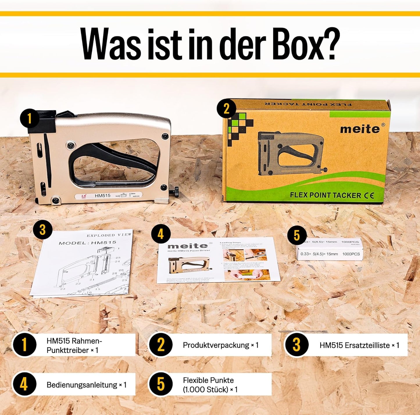 Hand-Punktetreiber HM515 für Bilderrahmen