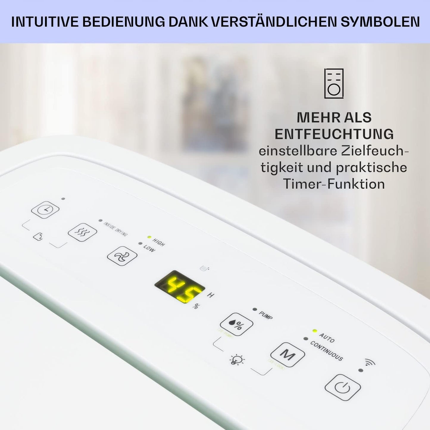 DryFy Connect 30 Luftentfeuchter, 30 L, Weiss