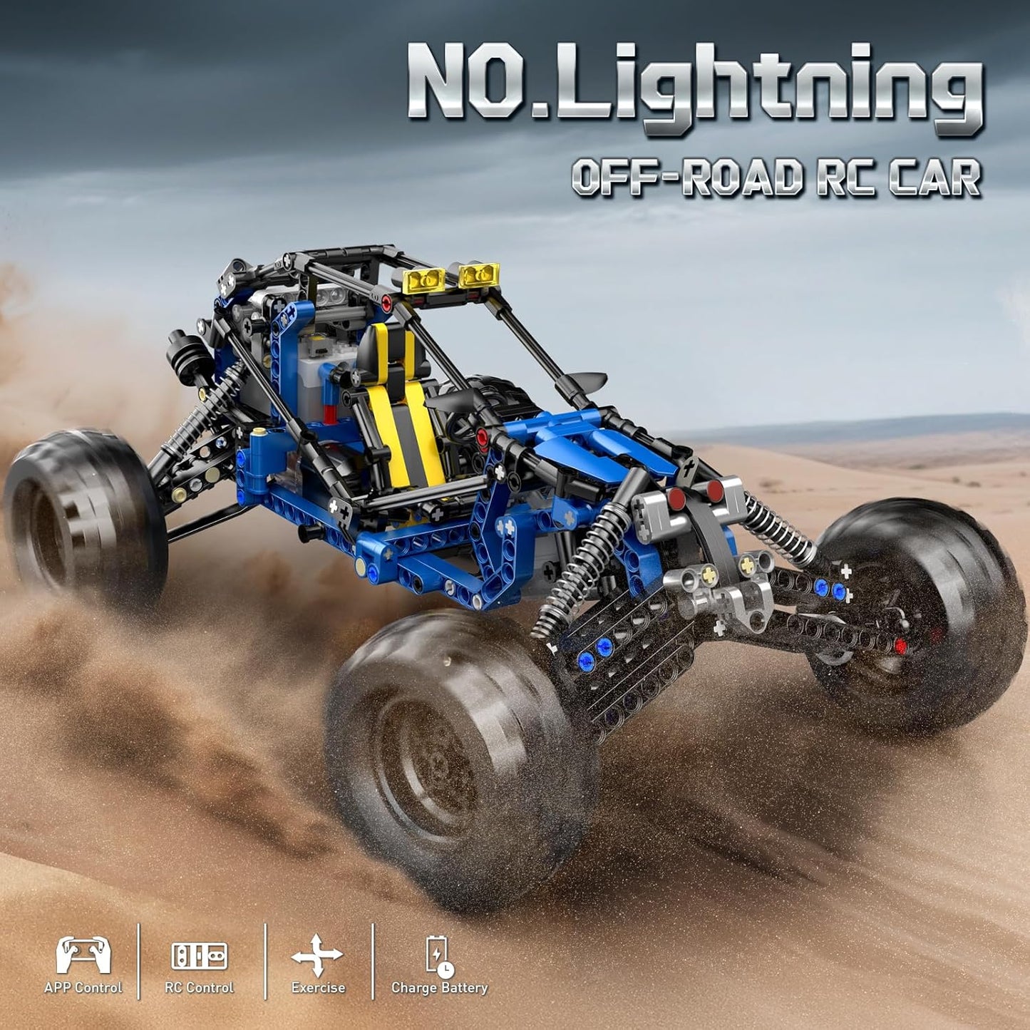 Technik Offroad-RC-Buggy-Bausatz, Blitz-Geländewagen