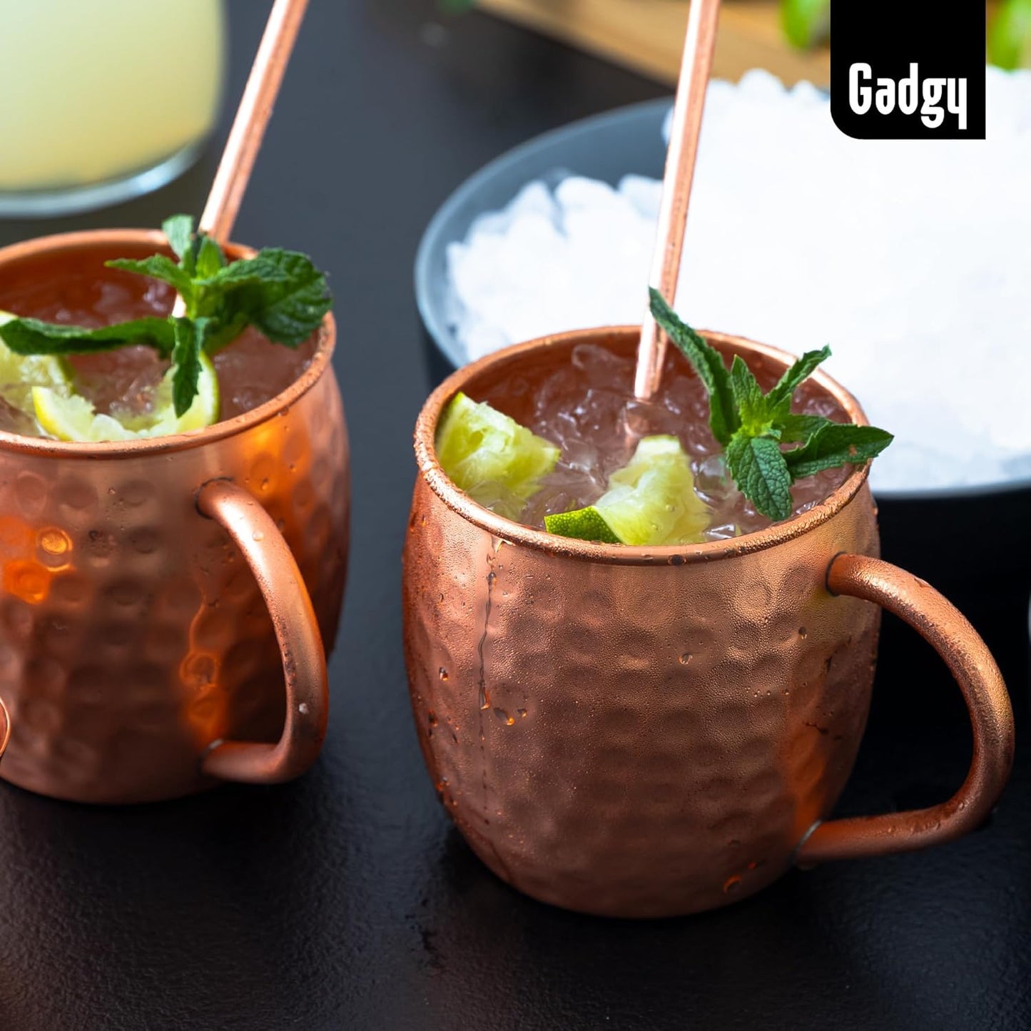 Moscow Mule Becher Set, Rich Copper