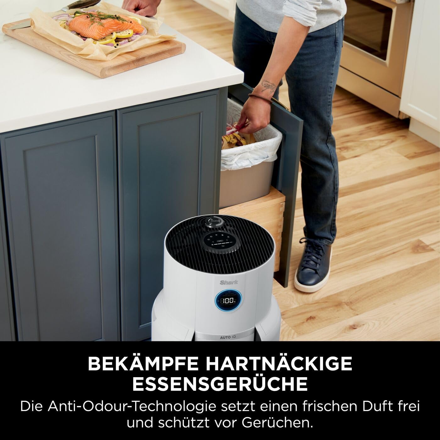 NeverChange Luftreiniger HP300, für 130sqm Raumgröße Weiß