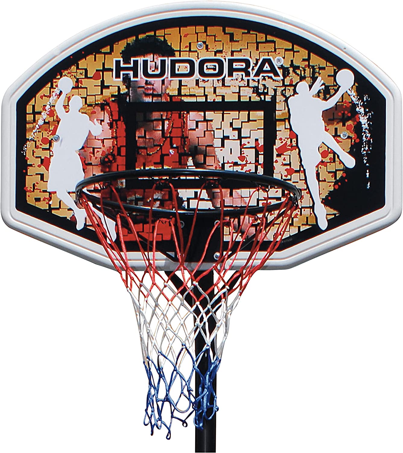 Basketballständer Chicago, Schwarz / Orange Einheitsgrösse