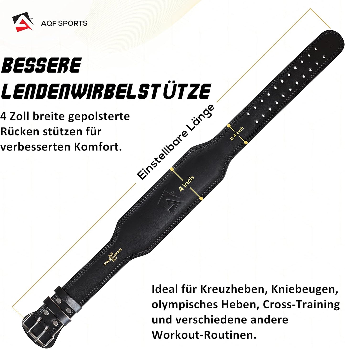 Gewichthebergürtel Leder