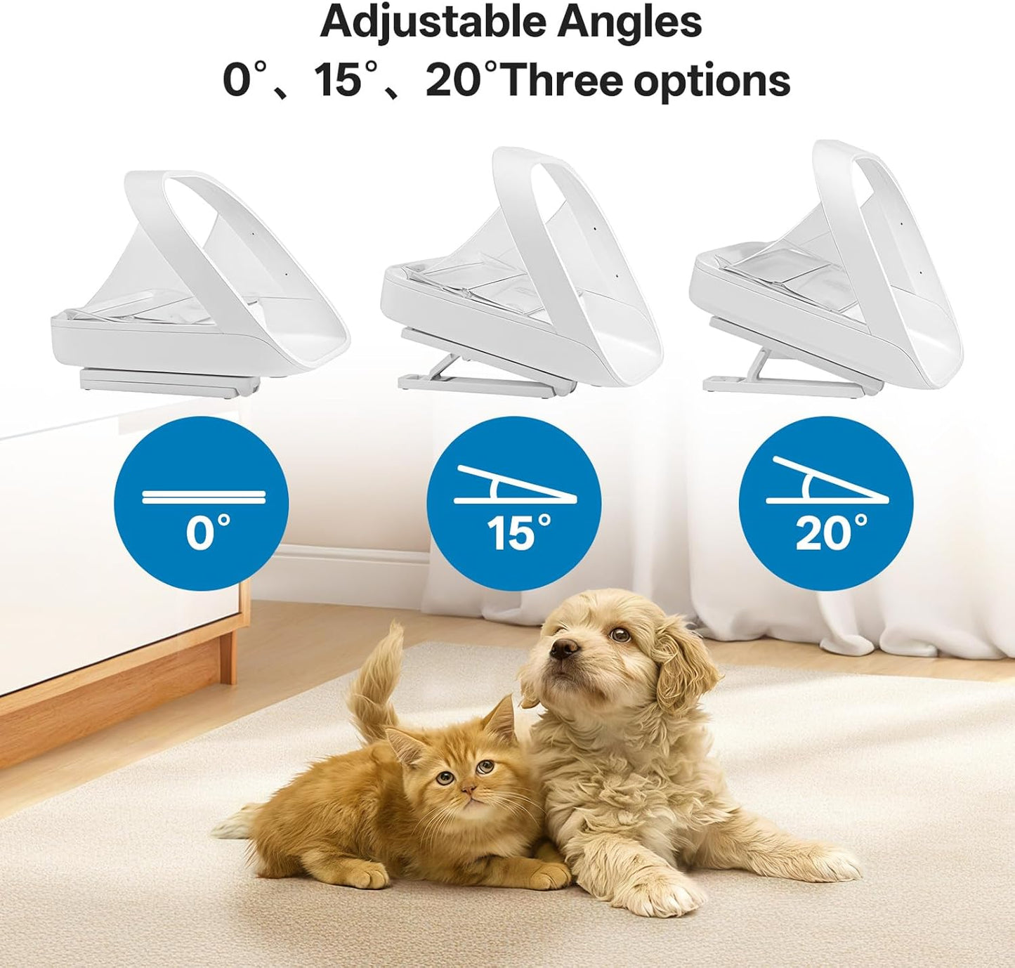 Verstellbare Halterung für Microchip Pet Feeder Modell MPF001, 2 Stück, 1 Set (2 stuks)