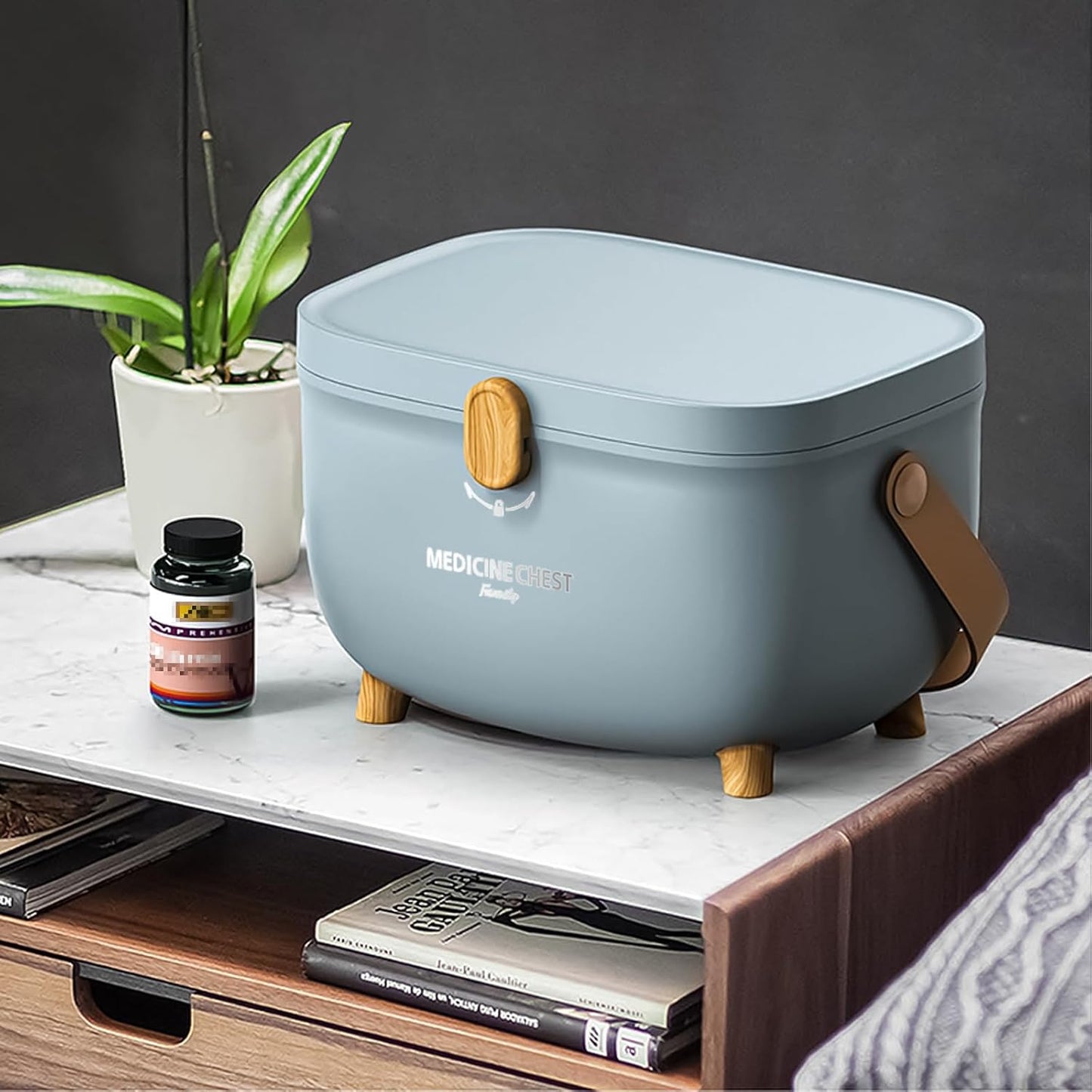 Medizinbox, Blau