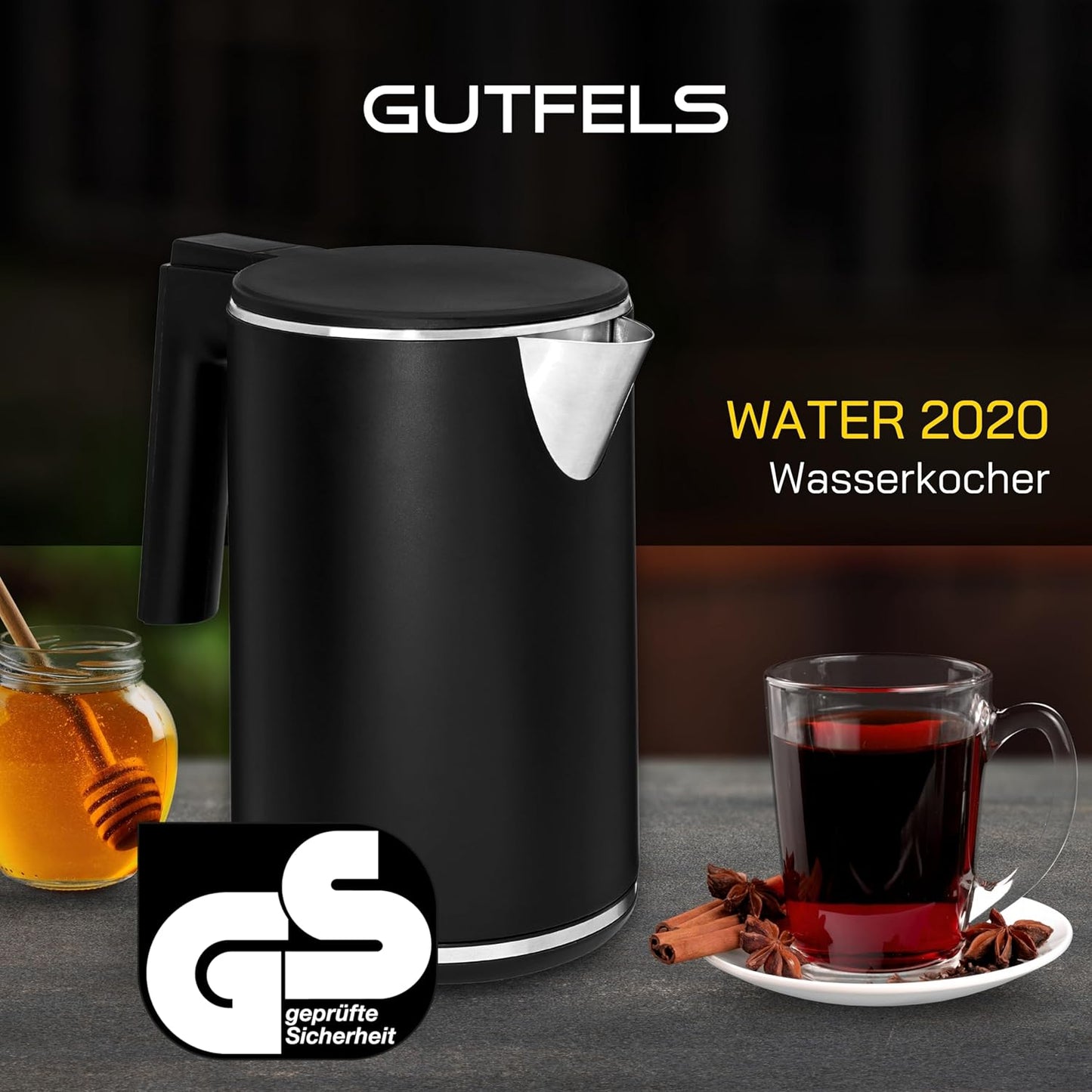 Wasserkocher WATER, Black