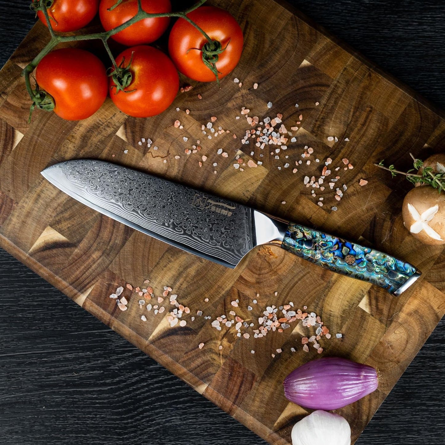 Abalone Kollektion - Santokumesser, Santoku 19cm