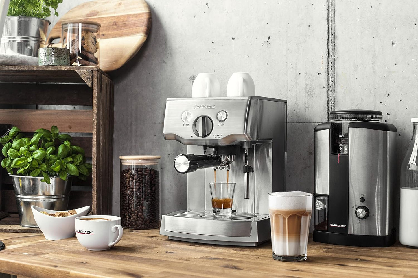 Design Espresso Pro Espressomaschine mit Siebträger