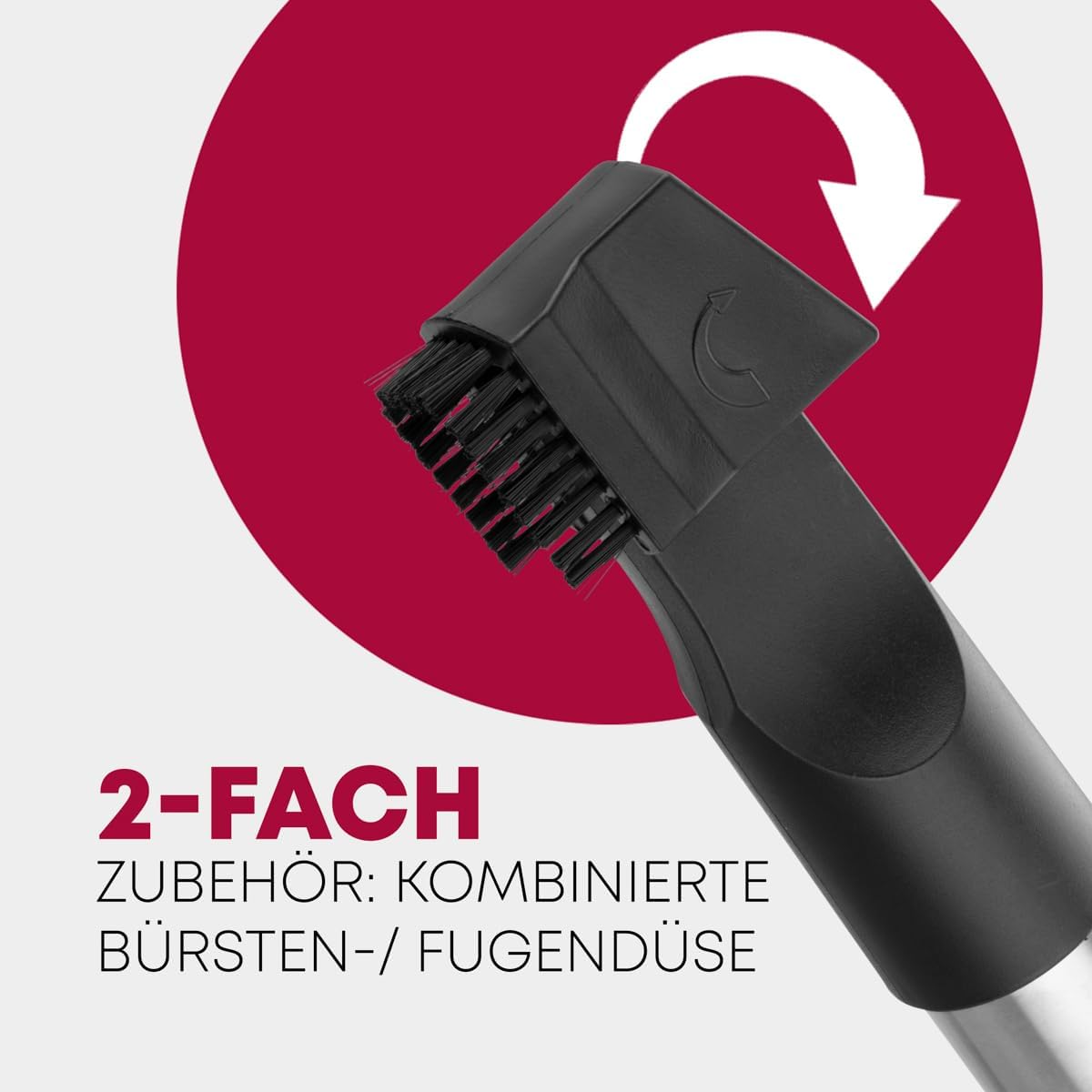 Bodenstaubsauger mit 5-Fach Mikrofiltersystem, Anthrazit *Modell 2024*