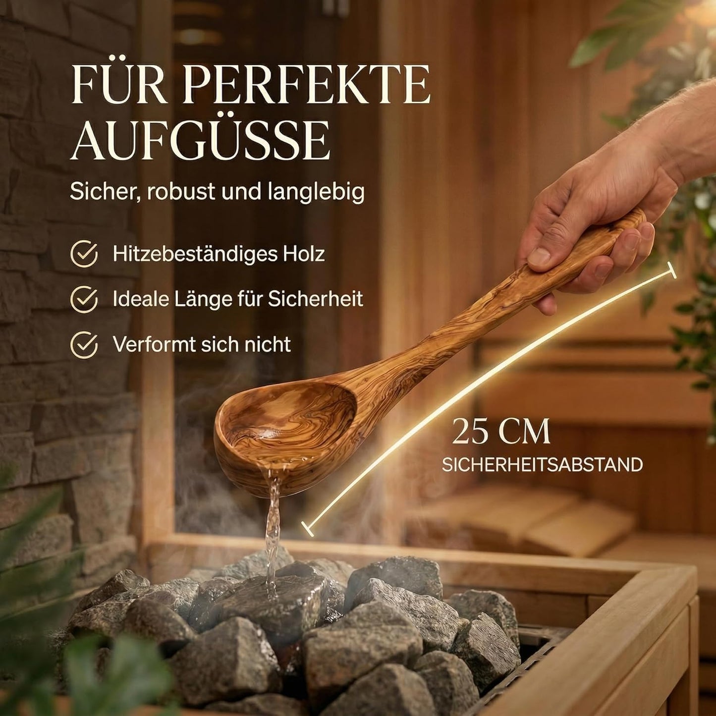 Saunakelle, 25 cm Mit Gravur