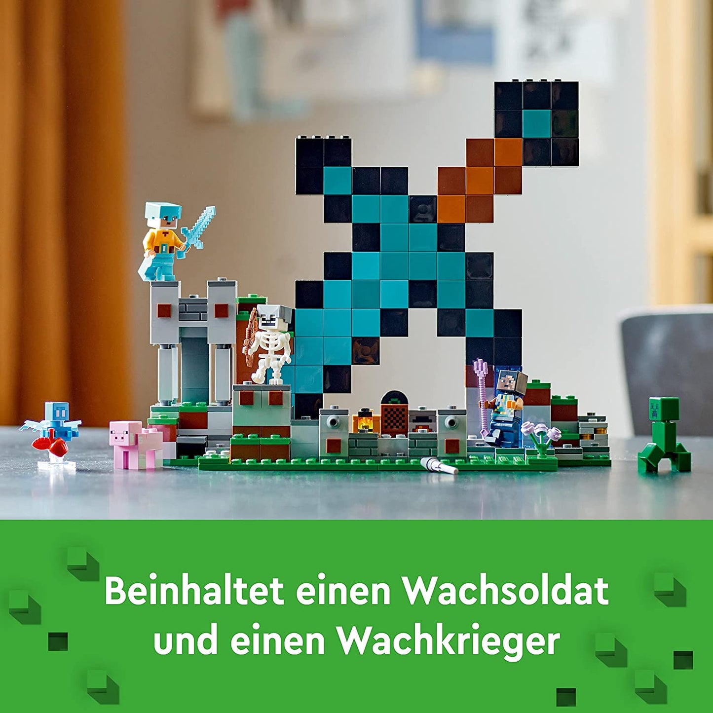 21244 Minecraft Der Schwert-Aussenposten, Konstruktionsspielzeug, Single