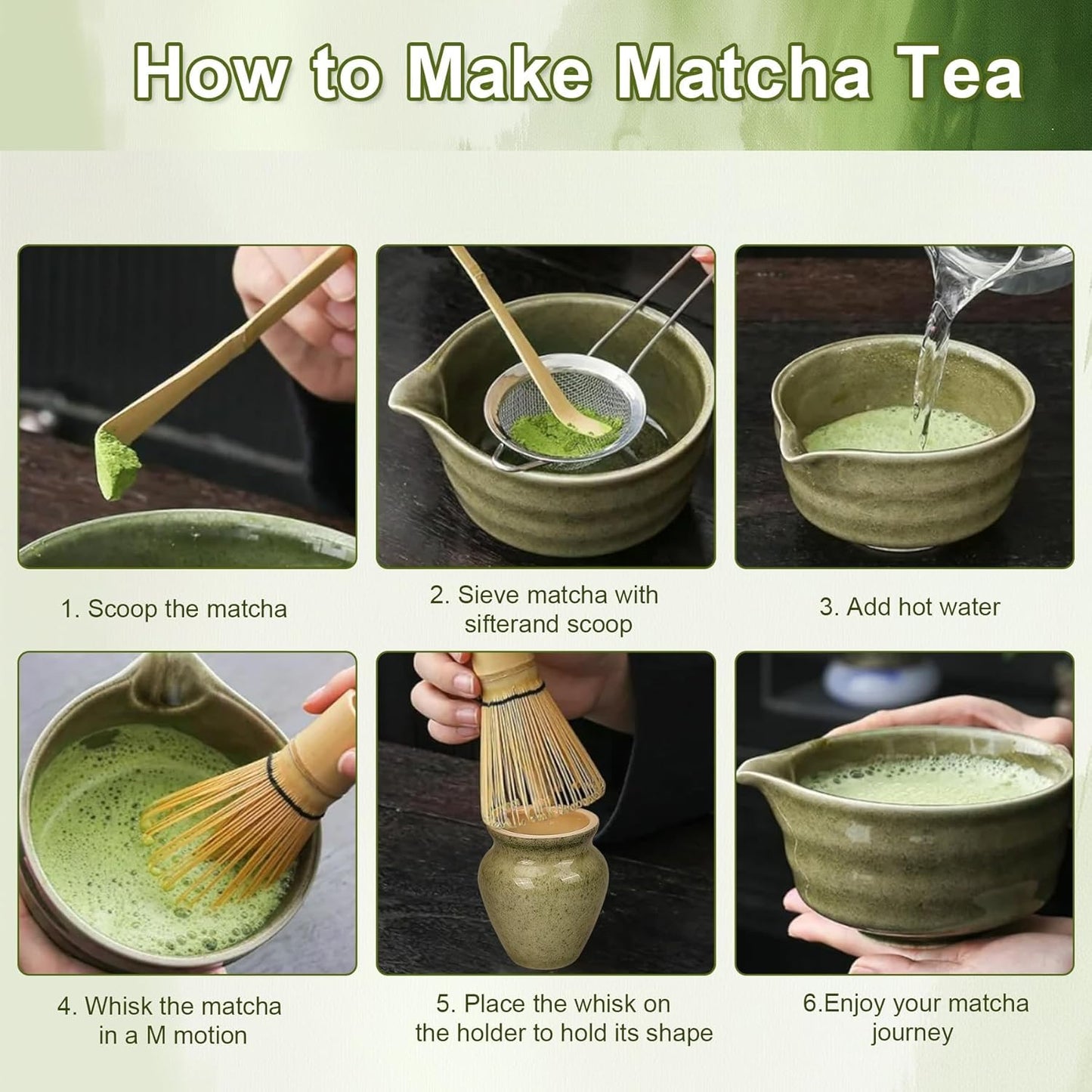 Matcha Tee Set - 5-teiliges Einsteiger-Set
