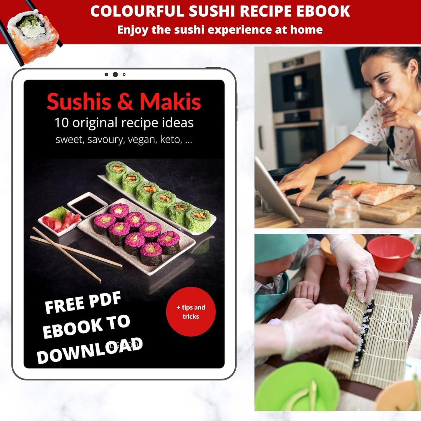 15-teiliges Sushi Maker Set
