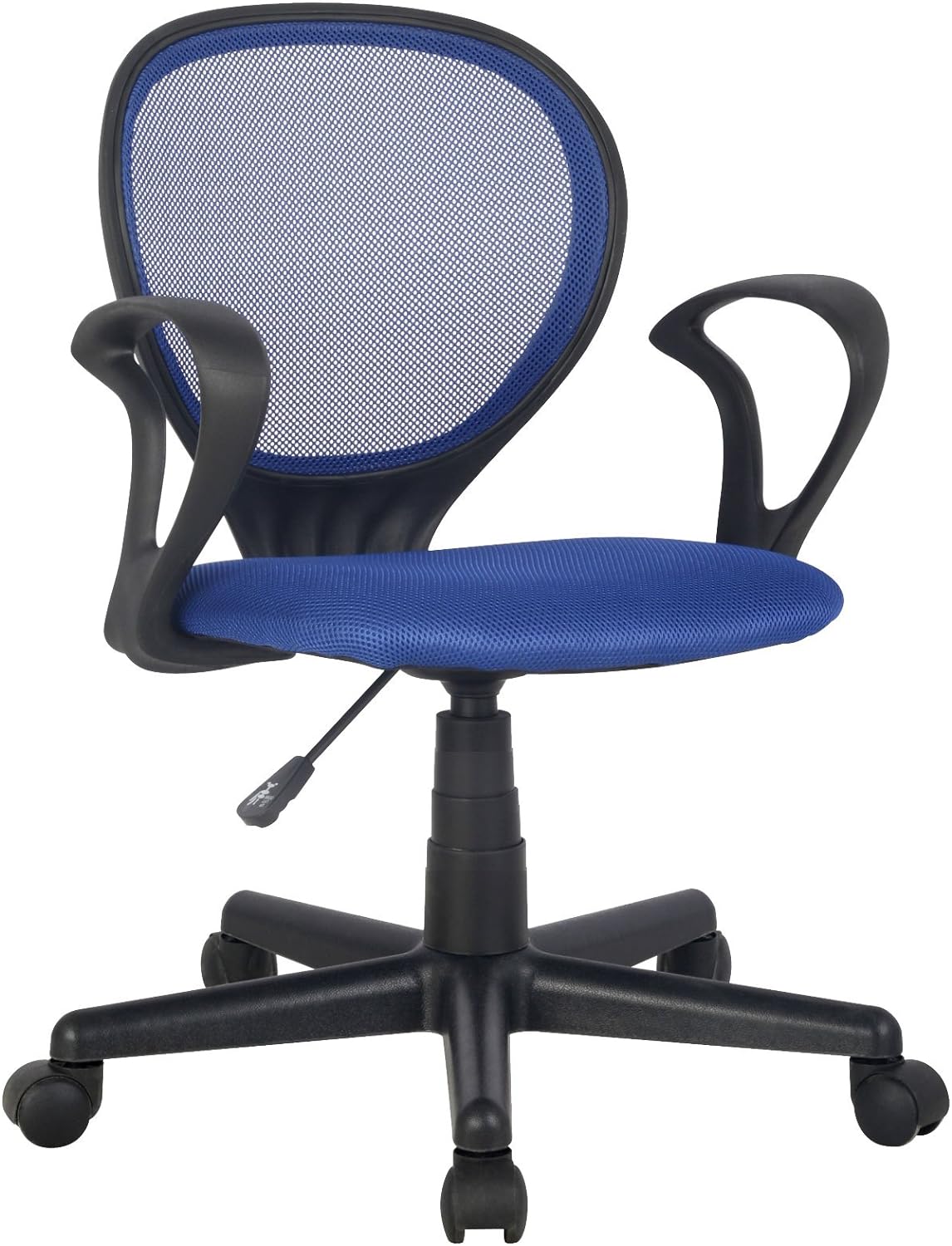 Kinder-Schreibtischstuhl, Blau - Armlehnen