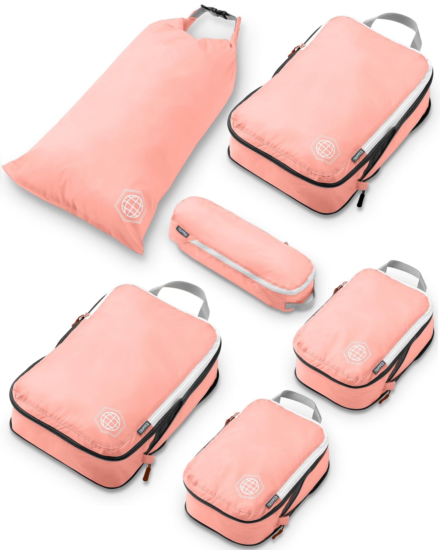 Kompressions-Packwürfel-Set, Dusty Rose 6Piece