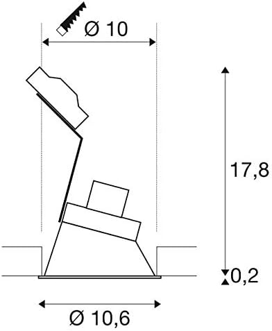 SLV Einbauleuchte Horn-A