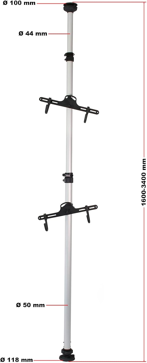 Teleskop Fahrradhalterung 2 Fahrräder