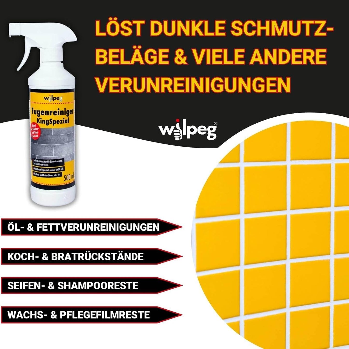 Fugenreiniger-Set (4x 500ml), 4x 500ml