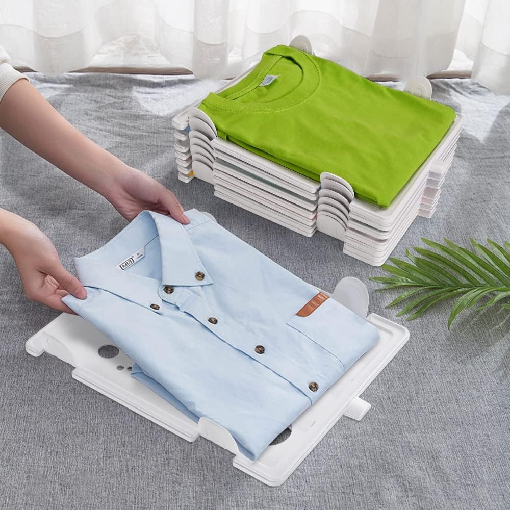 Kleiderschrank-Organizer für T-Shirts, 10 Stück