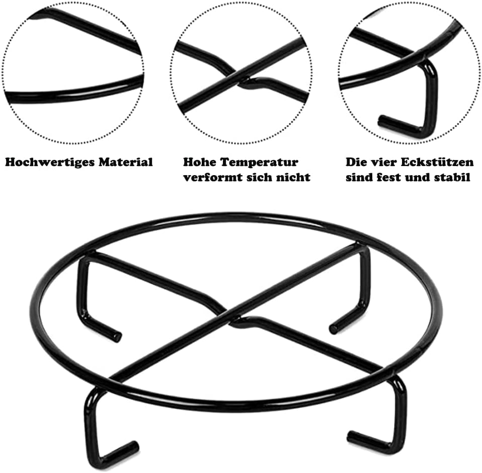 Dutch Oven Zubehör Set, 26cm Deckelheber und Untersetzer