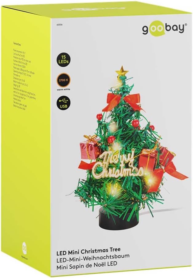 Künstlicher Weihnachtsbaum mit LED-Beleuchtung
