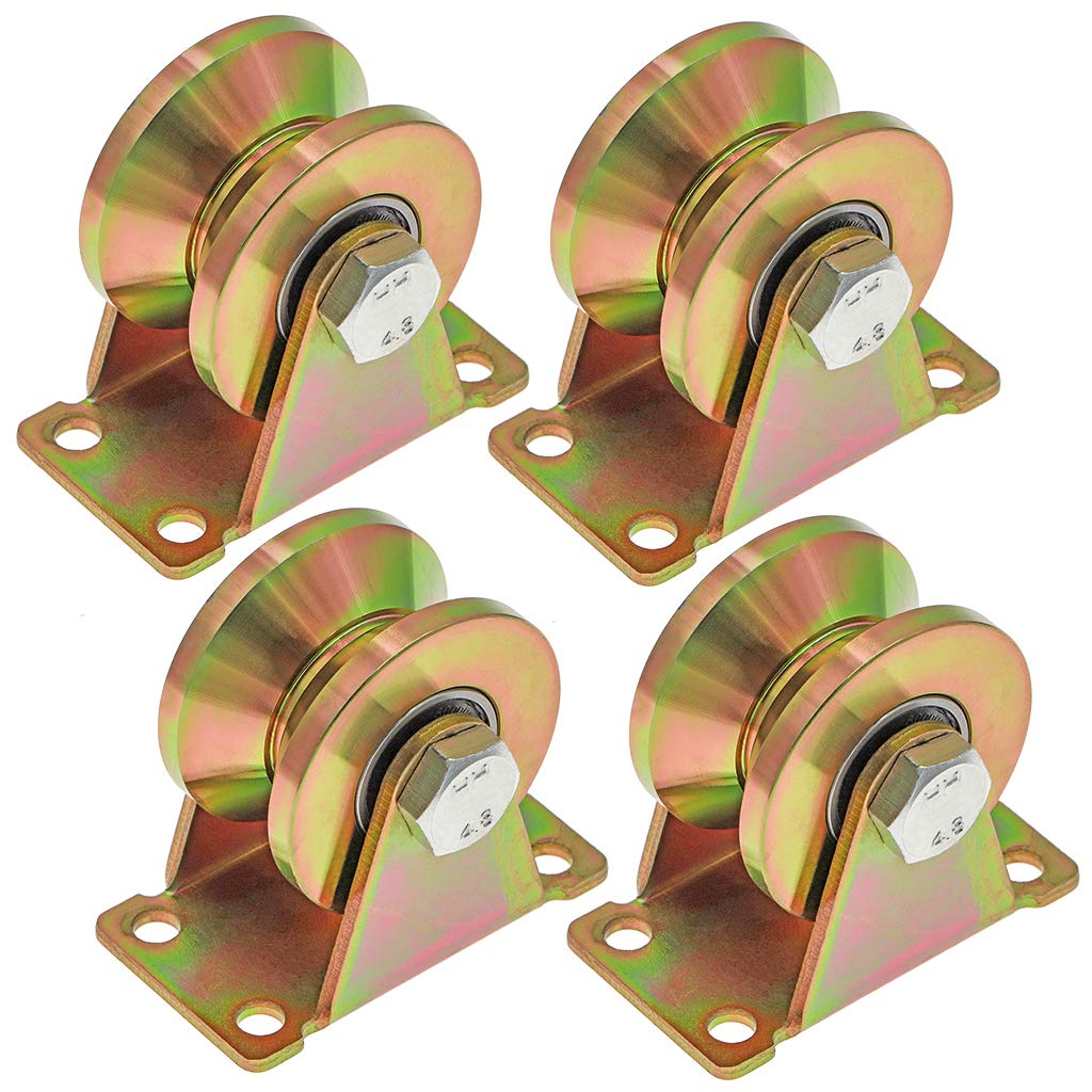 Laufrollen-Set für Schiebetore (4 Stück, 50 mm), 4 Pcs