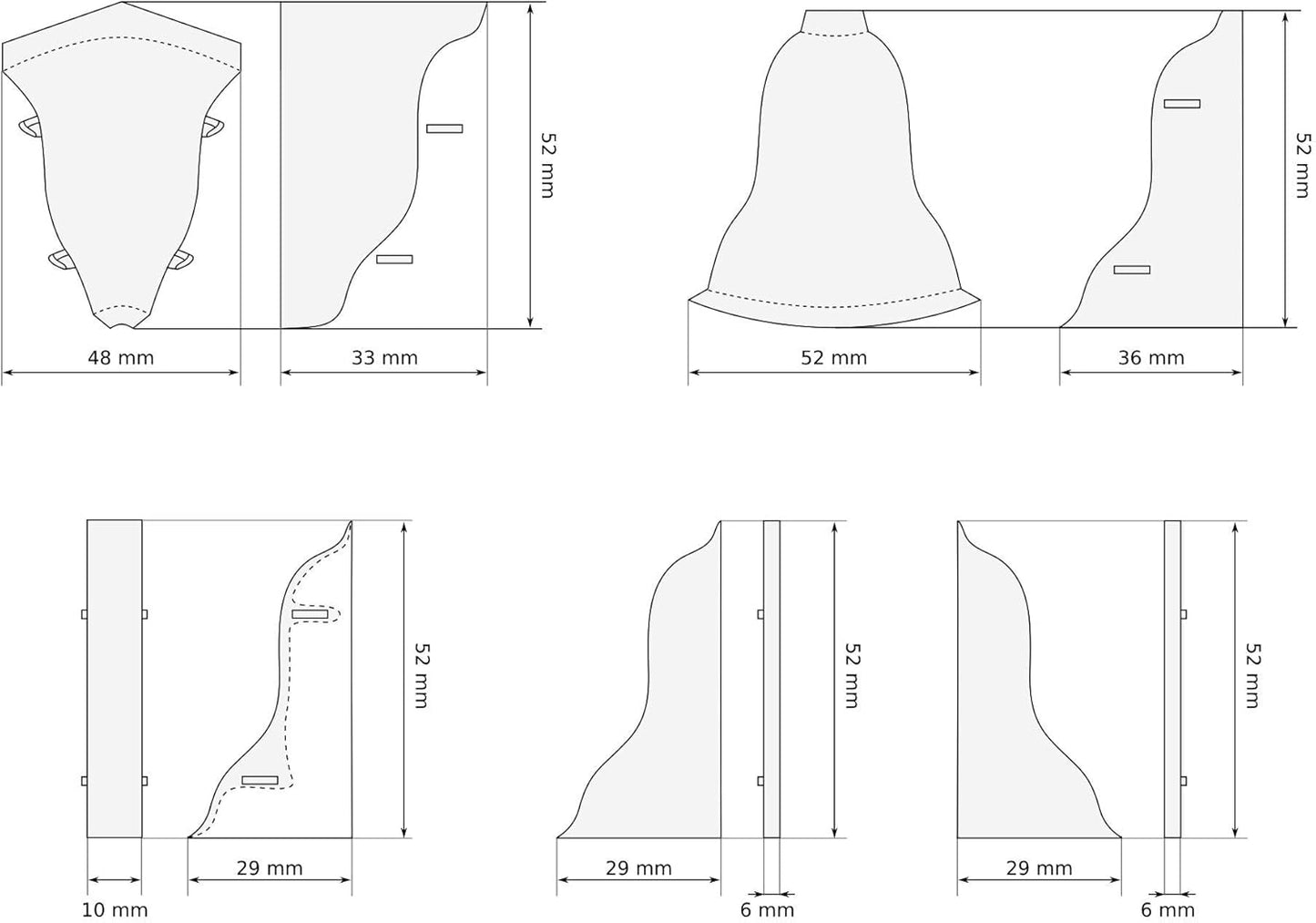 Sockelleiste, 10m, 10m Sockelleisten
