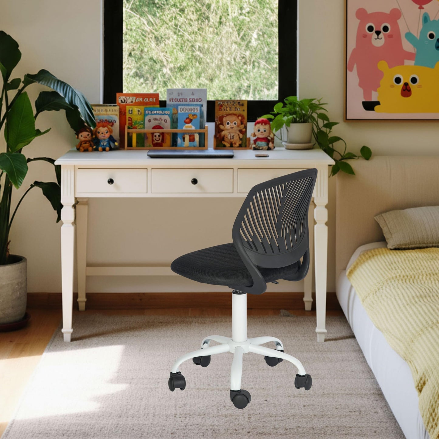 Ergonomischer Kinder-Drehstuhl, Color-schwarz