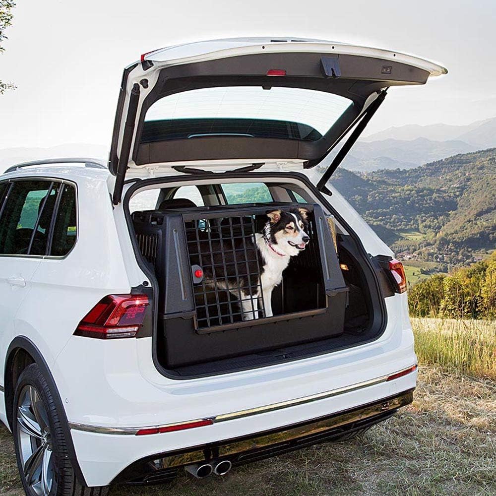 Auto-Hundebox Atlas CAR 100 Scenic mit extra Belüftung und Sicherheitshaken, L 100 x B 60 x H 60 cm ATLAS CAR SCENIC