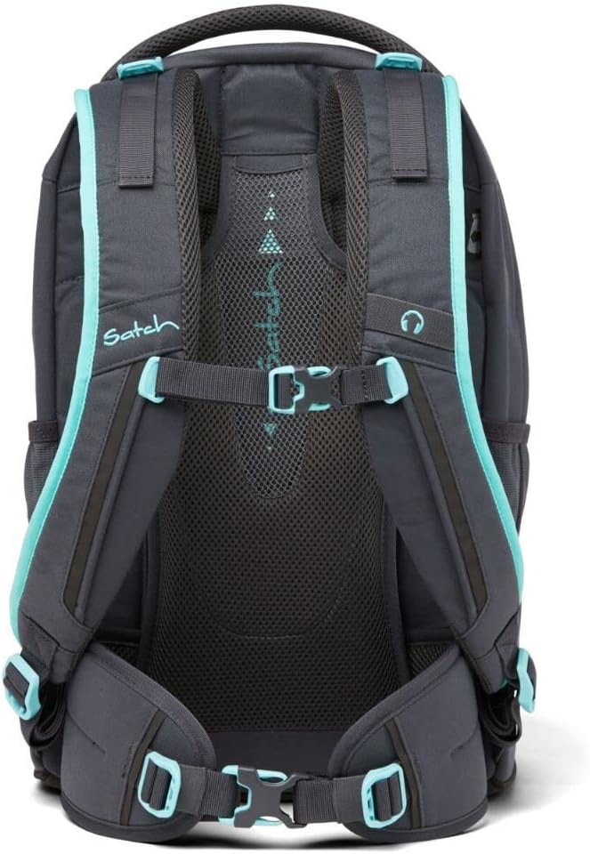 Schulrucksack-Set mit Schlamperbox, Mint Phantom