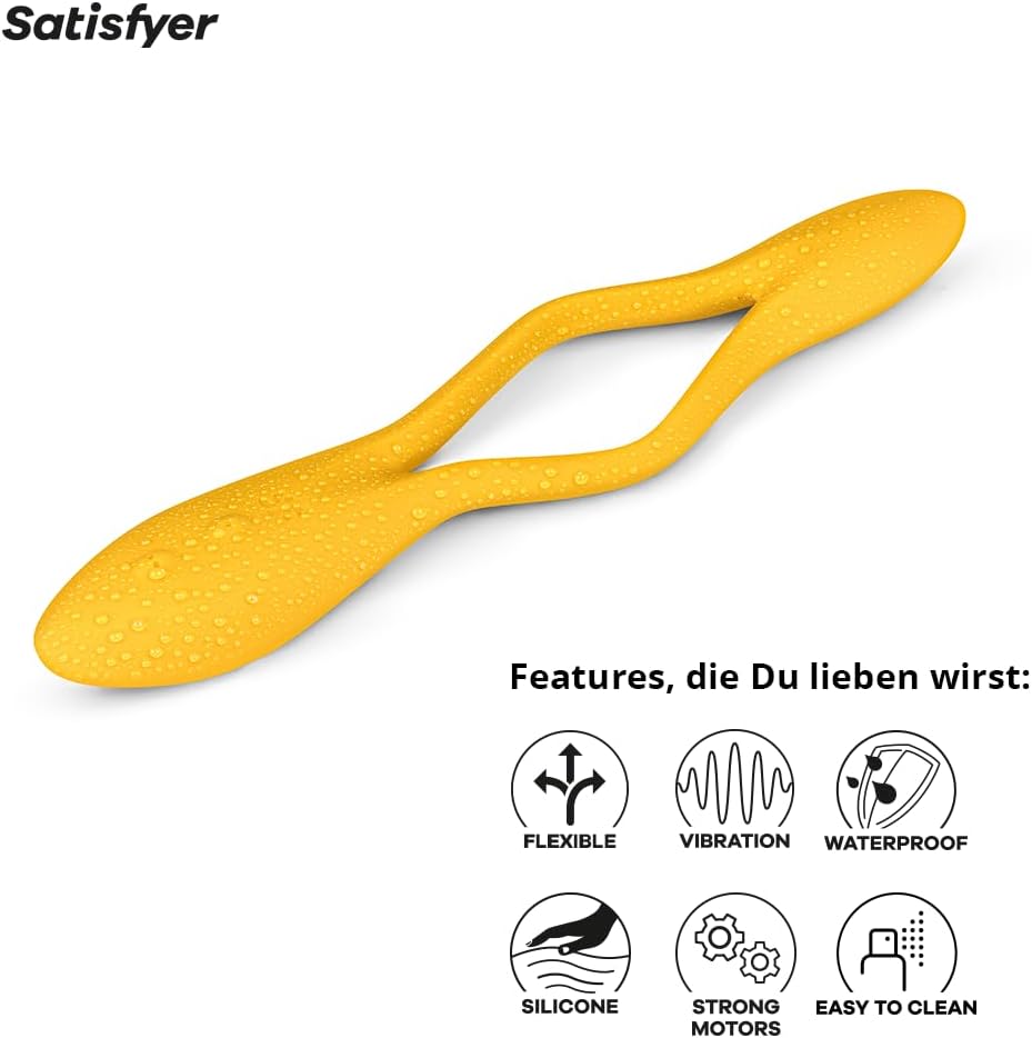 Elastic Joy Multivibrator mit 16+ Funktionen, Gelb Einheitsgrösse