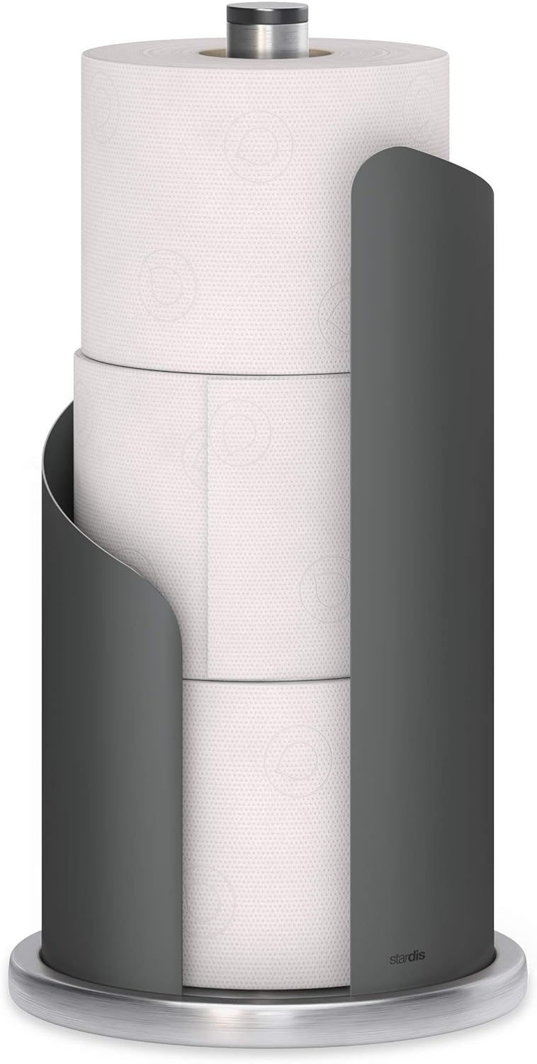 Halter für Küchenrolle, Dunkelgrau