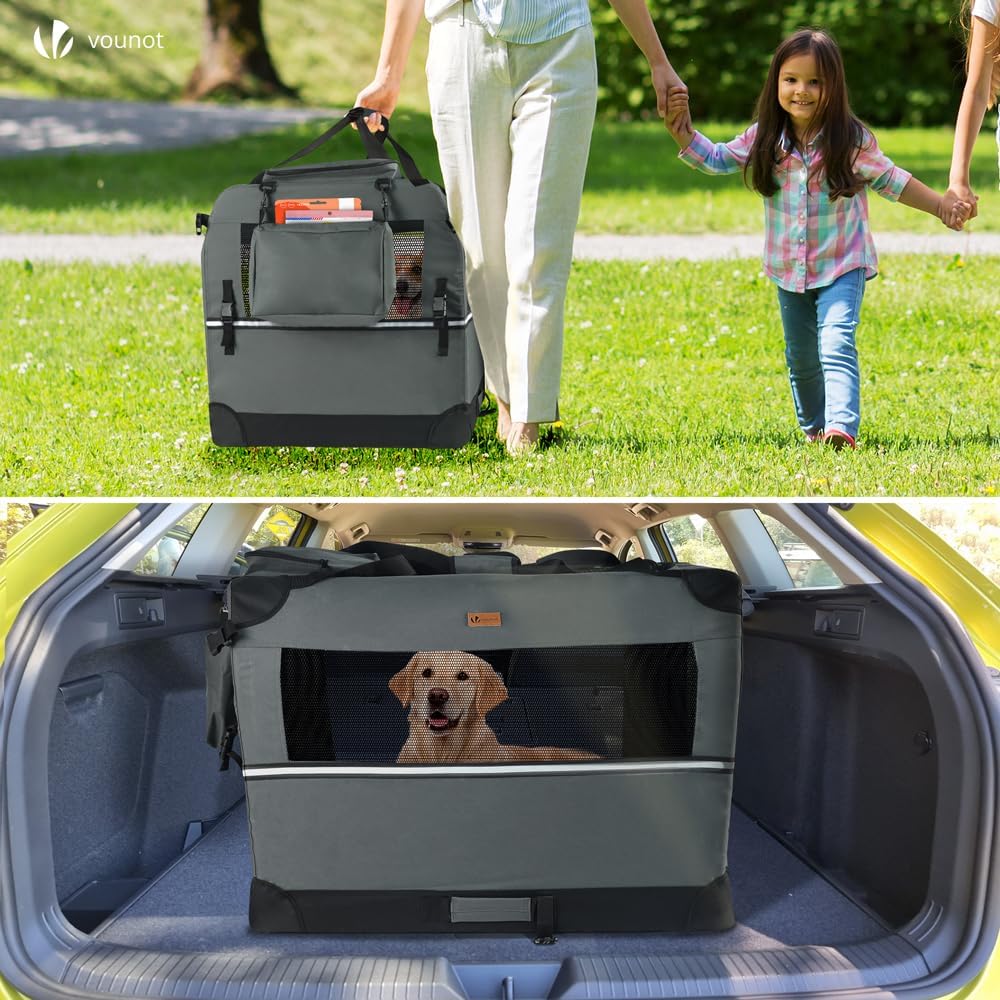 Faltbare Transportbox, L 82 x B 60 x H 60 cm Grau