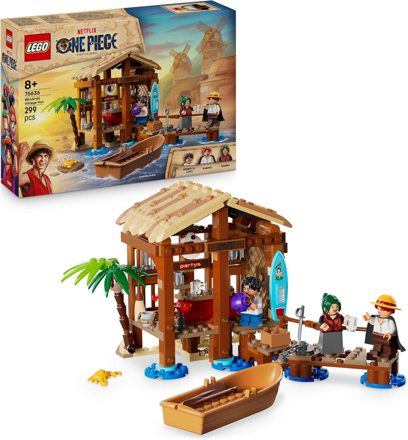 One Piece Hütte im Windmühlendorf