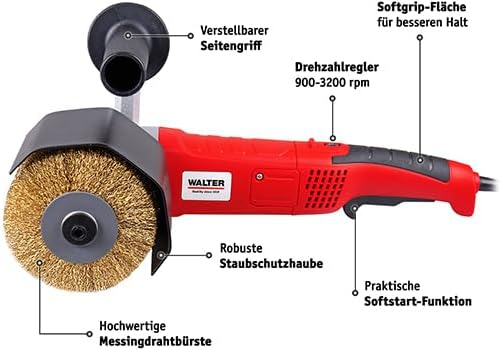 Bürstenschleifer 1300W mit variablem Drehzahlbereich