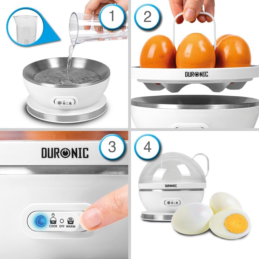 Eierkocher für 7 Eier, Weiß