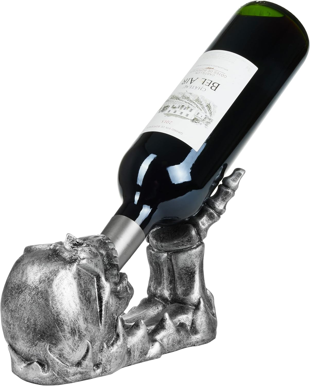 Weinflaschenhalter Totenkopf