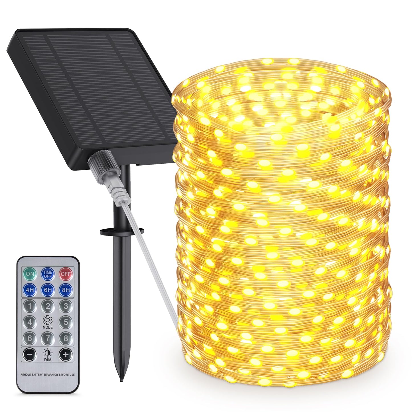 Solar-Lichterkette, 24 m, 24 m × 1