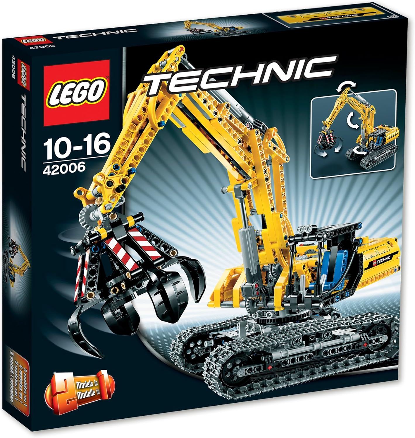 Technic - 2-in-1 Raupenbagger und Kettentraktor