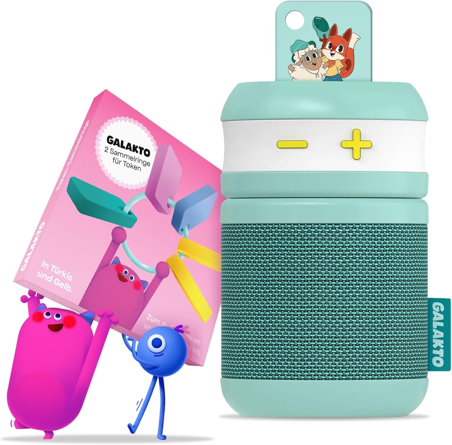 Musik- und Hörspielplayer inkl. Token Fox & Sheep, Bundle „Sammelringe“