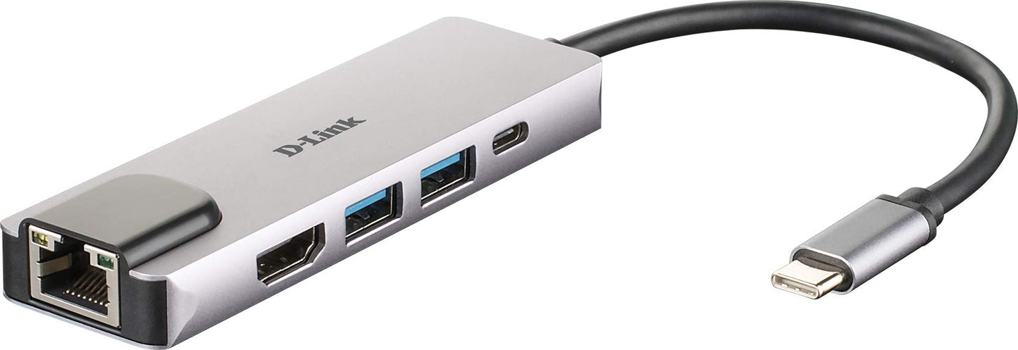 DUB-M520 USB-C Hub mit Ethernet und Powerdelivery, USB-Hub